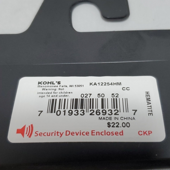 Kohls hematite multi row 6 strand necklace - Picture 5 of 5